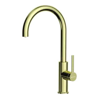 Omoikiri Okawa 2 Plus LG Смес. для кухни без гибк. излива и возм. подлк. фильтр, цвет: светлое зол. 4994552