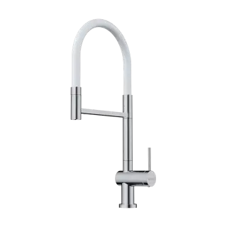 Omoikiri Kanto 2 Plus-SB C-WH Смес. для кухни с гибк. излив. и возм. подкл. фильтр, цвет: хром 4994400