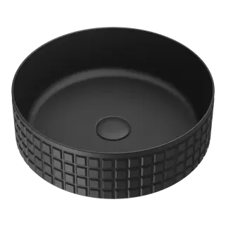 Omoikiri Akira BL Раковина чаша d40,5x12h см, из Natceramic, без перелива, цвет: черный 4972073