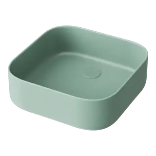 Omoikiri June MI Раковина чаша d38x12h см, из Natceramic, без перелива, цвет: мятный 4972076