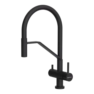 Omoikiri Akeno GB-BL Смеситель для кухни с гибк. изливом и возм. подкл. фильтр, цвет: графит 4994547