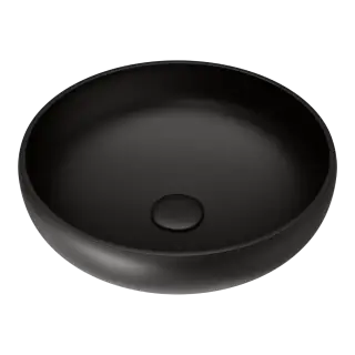 Omoikiri Fumico NU Раковина чаша d40x13h см, из Natceramic, без перелива, цвет: черный 4972079