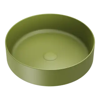 Omoikiri Mira GU Раковина чаша d40,5x12h см, из Natceramic, без перелива, цвет: гуакомоле 4972066