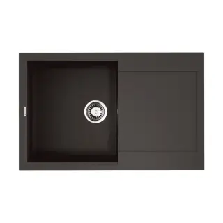 Omoikiri Sakaime 79 ES Кухонная мойка из Tetogranit, крыло справа, 79x24 см, цвет: espresso 4997227