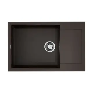 Omoikiri Sakaime 78-LB ES Кухонная мойка из Tetogranit, крыло справа, 78x22 см, цвет: espresso 4997226