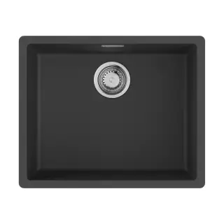Omoikiri Yamakawa 55T Integra BL Кухонная мойка из Tetogranit 55,6x22 см, цвет: черный 4997269