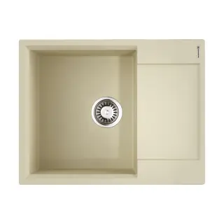 Omoikiri Daisen 65T BE Кухонная мойка из Tetogranit, крыло справа, 65x23 см, цвет: ваниль 4993513