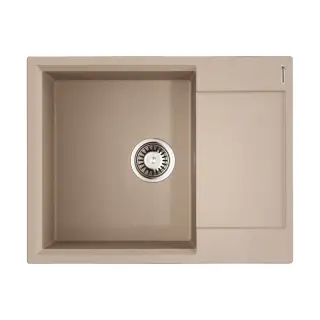 Omoikiri Daisen 65T SA Кухонная мойка из Tetogranit 65x23 см, крыло справа, цвет: бежевый 4993520