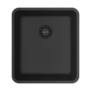 Omoikiri Omi 37-U/I Ultra GB Кухонная мойка из нержавеющей стали 37x17,9 см, цвет: графит 4997416