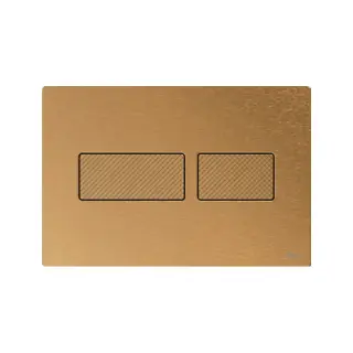 Tece Solid Кнопка смыва для унитаза, металл, цвет: латунь брашированная 9240436
