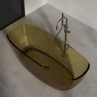 Dea Design Soul Ванна из Glasstech отдельностоящая 172x72 см, полиэфирная смола, цвет: classic green DD8630 1700 R6