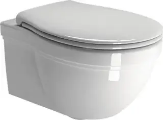 GSI Classic Унитаз подвесной 55x37 см, с креплением, цвет: белый глянцевый 8712FR211