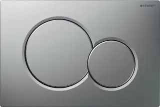 Geberit Sigma 01 Кнопка смыва для инсталляции, пластиковая, цвет: хром матовый 115.770.JQ.5