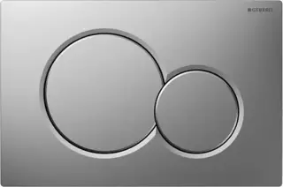 Geberit Sigma 01 Кнопка смыва для инсталляции, пластиковая, цвет: хром матовый 115.770.46.5