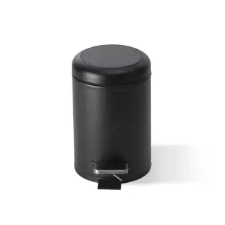 Decor Walther Brownie Ведро с крышкой и педалью 3л, цвет: черный матовый 0939560