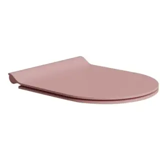 GSI Modo+ Крышка-сиденье тонкое для унитаза с микролифтом, крепление хром, цвет: blush opaco MS86CSN24