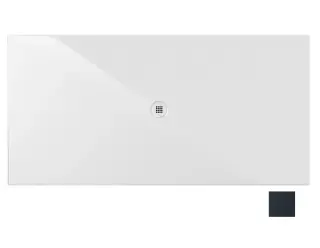 GSI Pura H2 Душевой поддон керамический 200x100x2,5h см, цвет: ardesia opaco 46201026