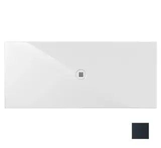 GSI Pura H2 Душевой поддон керамический 160x70x2,4h см, цвет: ardesia opaco 46160726