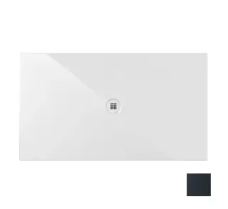 GSI Pura H2 Душевой поддон керамический 140x80x2,3h см, цвет: ardesia opaco 46140826