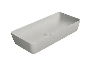 GSI Nubes Раковина чаша 80x40x14h см, без перелива, без д/к, цвет: cenere opaco 904017