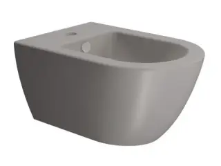 GSI Pura Биде подвесное, 1 отверстие под смеситель, перелив, без крепежа, цвет: tortora opaco 8865105