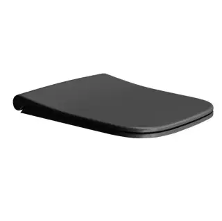 GSI Nubes Крышка-сиденье для унитаза с микролифтом, крепление хром, цвет: ardesia opaco MS96C26