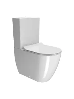 GSI Pura Чаша унитаза моноблок безободковый, смыв swirlflush, цвет: белый глянцевый 880611