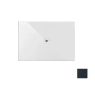 GSI Pura H2 Душевой поддон керамический 100x70x2h см, цвет: ardesia opaco 46100726