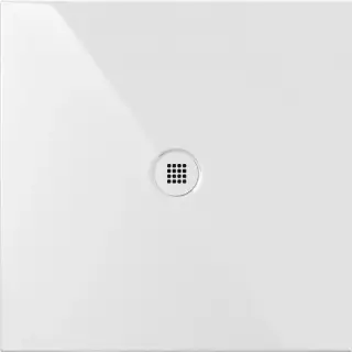 GSI Pura H2 Душевой поддон керамический 80x80x2h см, цвет: белый матовый 46080809