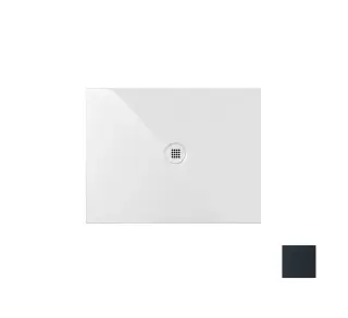 GSI Pura H2 Душевой поддон керамический 90x70x2h см, цвет: ardesia opaco 46090726