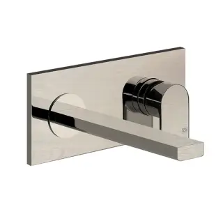 Gessi Via Manzoni Смеситель для раковины встраиваемый, излив 20,9 см, цвет: finox brushed nickel 44895#149
