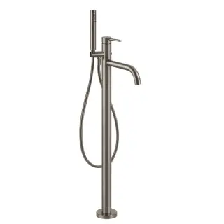 Gessi Emporio Via tortona Смеситель для ванны, напольный, внешн. часть, душ, цвет: Finox Br Nickel 24943#149