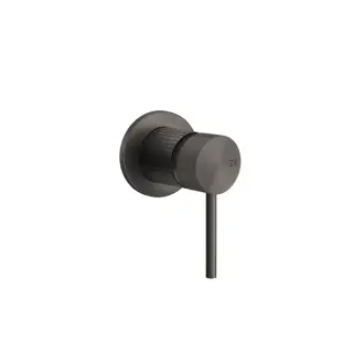 Gessi 316 Смеситель для душа встраиваемый, внешняя часть, цвет: black metal brushed PVD 54219#707