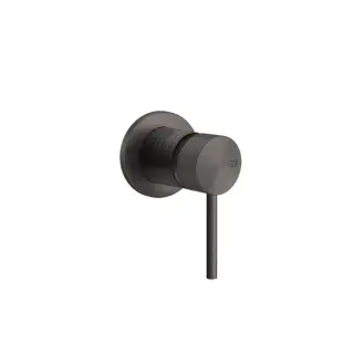 Gessi 316 Смеситель для душа встраиваемый, внешняя часть, цвет: black metal brushed PVD 54319#707