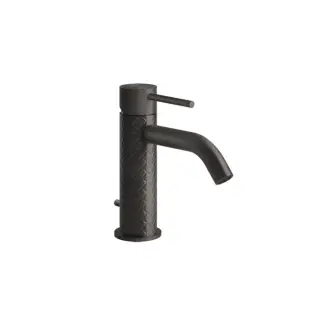 Gessi 316 Смеситель для раковины с донным клапаном однорычажный, цвет: black metal brushed PVD 54101#707