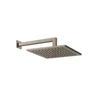 Gessi Emporio Shower Верхний душ 30x30 см, кронштейн настенный 34 см, цвет: finox brushed nickel 47368#149