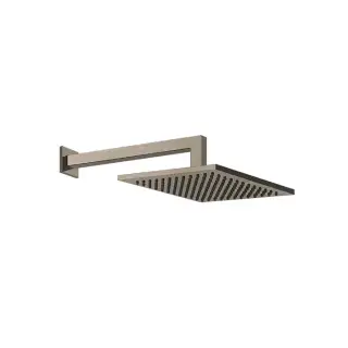 Gessi Emporio Shower Верхний душ 20x20 см, кронштейн настенный 34 см, цвет: finox brushed nickel 47376#149