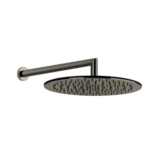 Gessi Emporio Shower Верхний душ 30 см, кронштейн настенный 35 см, цвет: finox brushed nickel 47372#149