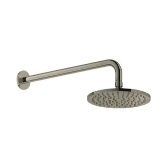 Gessi Emporio Shower Верхний душ 20 см, кронштейн настенный 36,6 см, цвет: finox brushed nickel 47382#149