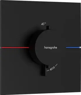 Hansgrohe ShowerSelect E Термостат для душа встраиваемый, внешняя часть, цвет: матовый черный 15574670
