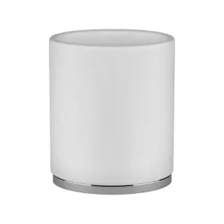 Gessi Ovale Стакан настольный, стеклянный полупрозрачный, цвет: chrome 25333#031