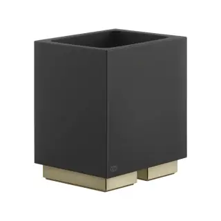 Gessi Inverso Стакан настольный, черный, цвет: brushed brass PVD 20832#727