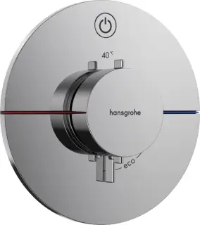 Hansgrohe ShowerSelect S Термостат для душа встраиваемый, внешняя часть, цвет: хром 15553000