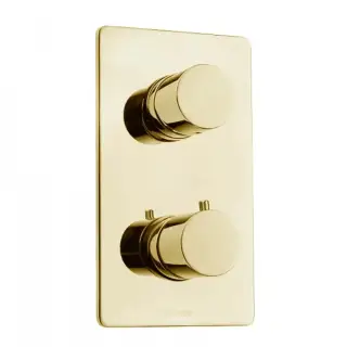 Bossini Oki Смеситель термостатический, встраиваемый, с девиатором, цвет: gold Z00002.021