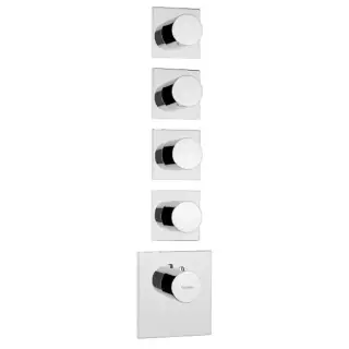 Bossini Oki Смеситель термостатический встраиваемый, на 5 потребителей, цвет: chrome Z031208.030