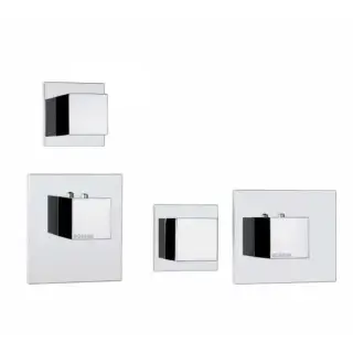 Bossini Cube Смеситель термостатический, встраиваемый, с девиатором, цвет: chrome Z032201.030