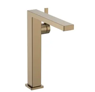 Hansgrohe Tecturis E Смеситель для раковины, высокий, с донным клапаном, цвет: шлифованная бронза 73070140