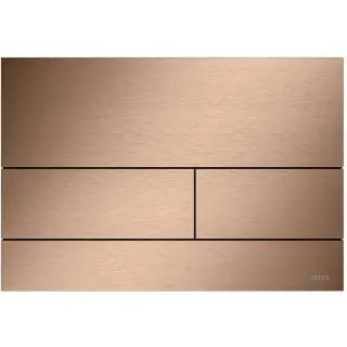 Tece Square II Кнопка смыва для унитаза, металл, цвет: сатин. красный позолоченный 9240848