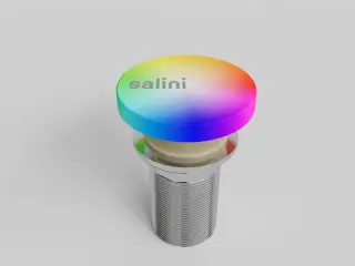 Salini D 502 Донный клапан для раковины из S-Sense, Click-Clack без перелива цвет: RAL глянцевый 162201GF