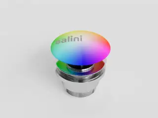 Salini D 505 Донный клапан для раковины из S-Sense, Click-Clack универсальный цвет: RAL матовый 164201MF